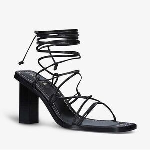 FRAME Le Doheny Heel Sandals Black